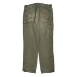 Dickies Carpenter Pants - 36W 32L Green Cotton