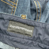 Emporio Armani Slim Fit Jeans - 30W 30L Dark Wash Cotton