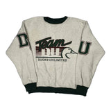 Ducks Unlimited Sweatshirt - XL Cream Cotton Blend
