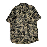 Volcom Floral Hawaiian Shirt - XL Beige Cotton