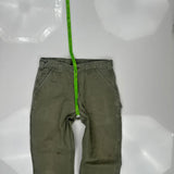 Carhartt Carpenter Trousers - 32W 34L Green Cotton