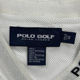 Polo By Ralph Lauren Striped Vest - Small White Polyester