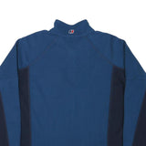 BERGHAUS Mens Blue Navy Polartec Fleece Jacket L Zip Outdoor Activewear