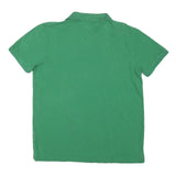 RALPH LAUREN POLO JEANS COMPANY Mens Green Short Sleeve Plain L Cotton Blend
