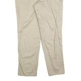 DICKIES Womens Cotton Blend Beige Relaxed Straight Trousers W40 L30 Casual