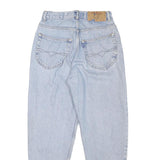 JEFFERY JEANS Womens Jeans Blue Relaxed Tapered Denim Light W26 L26 Stylish