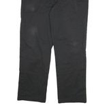 DICKIES Mens Cotton Blend Black Regular Straight Trousers W38 L32 Workwear Zip