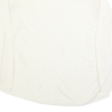 CALVIN KLEIN Womens White Plain Acrylic Jumper Crew Neck Basic Knit L Soft