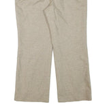 LAUREN RALPH LAUREN Womens Wool Beige Relaxed Straight Trousers W33 L29 Toggle