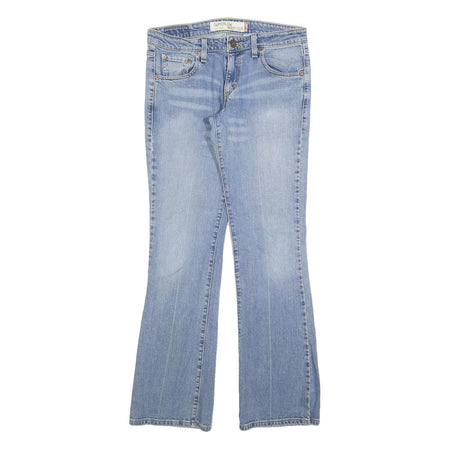 LEVI'S Womens 518 Bootcut Jeans Light Blue Denim Cotton Blend Regular W32 L32