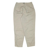 LEE Mens Cotton Blend Beige Relaxed Tapered Trousers W28 L27 Casual Comfort