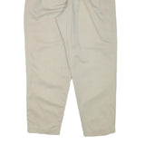 LEE Mens Cotton Blend Beige Relaxed Tapered Trousers W28 L27 Casual Comfort