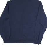 ADIDAS Mens Navy Blue Notre Dame Baseball Pullover Hoodie L Cotton Sports