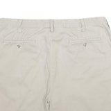 NAUTICA Mens Shorts Beige Casual Plain XL W38 Cotton Comfortable Classic Fit