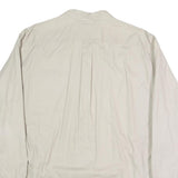 TOMMY HILFIGER Mens Beige Shirt XL Cotton Blend Long Sleeve Classic Fit Button