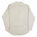 TOMMY HILFIGER Mens Beige Shirt XL Cotton Blend Long Sleeve Classic Fit Button