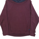 NIKE Mens Maroon Pullover Hoodie S Casual Sportswear Lightweight