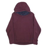 NIKE Mens Maroon Pullover Hoodie S Casual Sportswear Lightweight
