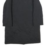 MAX MARA Womens Black Classic Jacket UK 8 Polyester Blend Button Closure Plain