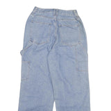 NET Womens Jeans Blue Regular Straight Denim Light W24 L28 Casual Wear