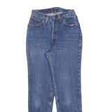 LEVI'S Womens Jeans Blue Slim Straight Denim Medium W25 L28 Classic Fit Button