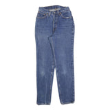 LEVI'S Womens Jeans Blue Slim Straight Denim Medium W25 L28 Classic Fit Button