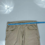 Carhartt Carpenter Trousers - 36W 30L Khaki Cotton