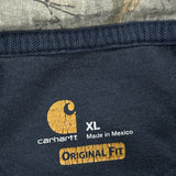 Carhartt Hoodie - XL Blue Cotton