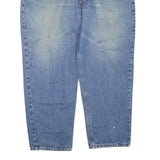 CARHARTT Womens Regular Fit Blue Denim Jeans W42 L28 Classic Cotton Blend Zip