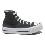 CONVERSE Chuck Taylor All Star Womens High Top Trainers Black Cotton Blend UK