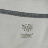 Nike Polo Shirt - Large White Cotton