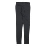 SILVIAN HEACH Womens Polyester Blend Black Slim Skinny Trousers W26 L30