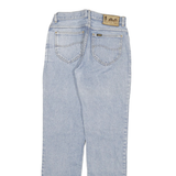 LEE Mens Slim Light Blue Denim Jeans W28 L33 Classic Cotton Zip Fitted Casual