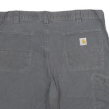 CARHARTT Mens Shorts Grey Casual Relaxed Fit XL W40 Workwear Cotton Blend