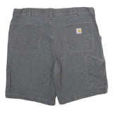 CARHARTT Mens Shorts Grey Casual Relaxed Fit XL W40 Workwear Cotton Blend