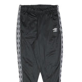 UMBRO Womens Joggers Black & White XL W32 L28 Sportswear Slim Tapered Fit Sports