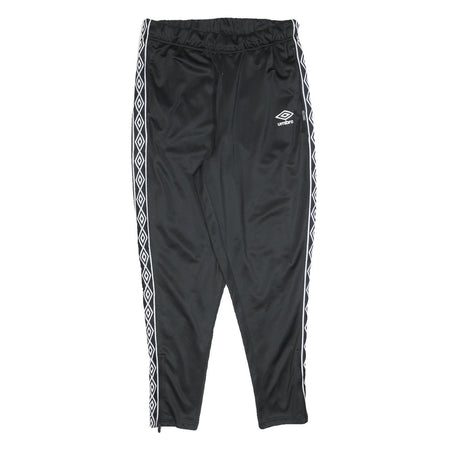 UMBRO Womens Joggers Black & White XL W32 L28 Sportswear Slim Tapered Fit Sports