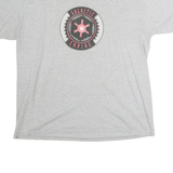 WALT DISNEY STUDIO Mens Grey Galactic Empire Graphic T-Shirt M Short Sleeve Crew