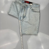 Levis Denim Shorts - 29W 10L Light Wash Cotton
