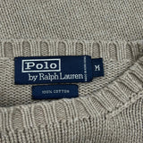 Polo By Ralph Lauren Sweater - Medium Beige Cotton