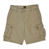Lee Cargo Shorts - 32W 9L Beige Cotton