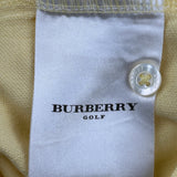 Burberry Polo Shirt - Large Yellow Cotton
