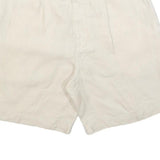 NAUTICA Mens Shorts White Casual Linen M W33 Summer Beachwear