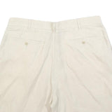 NAUTICA Mens Shorts White Casual Linen M W33 Summer Beachwear