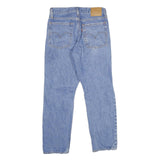 LEVI'S Wedgie Straight Big E Womens Jeans Blue Regular Straight Denim W26 L26