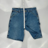 Unbranded Denim Shorts - 32W 11L Blue Denim