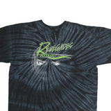 SUNDOG Mens Black Tie Dye Renegades Softball Graphic T-Shirt L Crew Neck Short