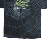 SUNDOG Mens Black Tie Dye Renegades Softball Graphic T-Shirt L Crew Neck Short