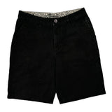Quiksilver Shorts - 33W 9L Black Cotton