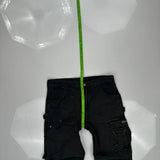 Dakota Grizzly Cargo Trousers - 34W 32L Black Cotton